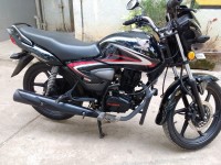 Black Honda CB Shine