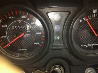 Black Honda CB Shine