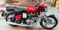 Red Royal Enfield Bullet Electra