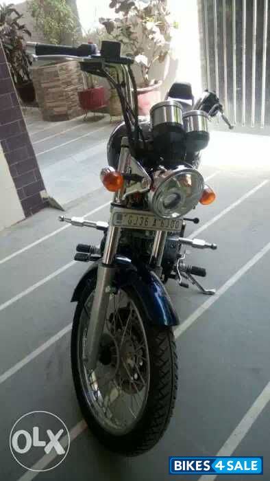 Marine Blue Royal Enfield Thunderbird 350