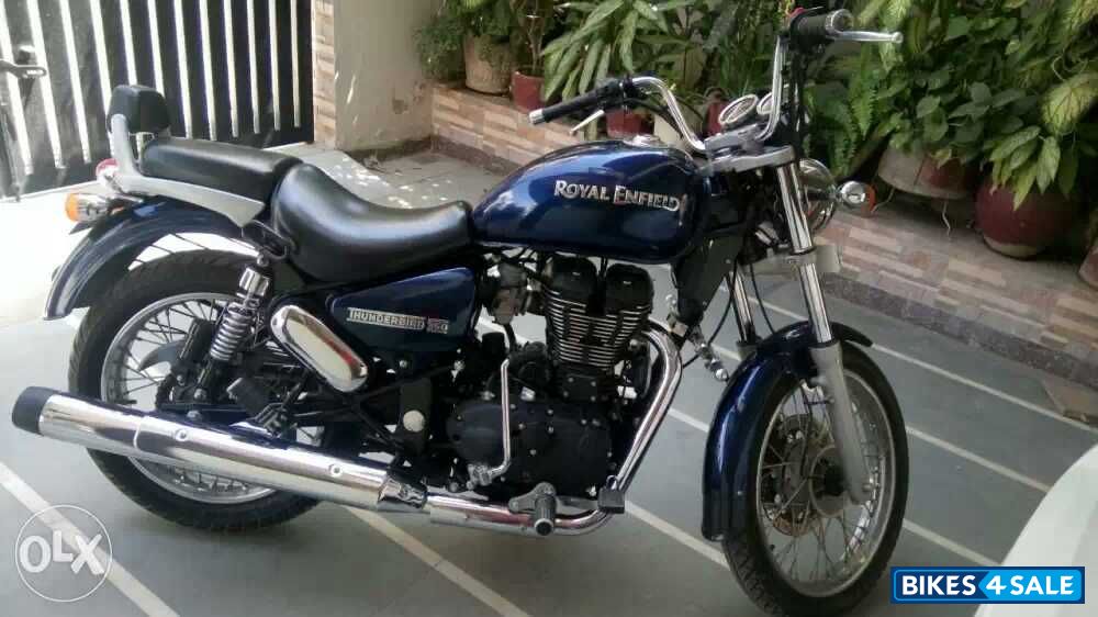 Marine Blue Royal Enfield Thunderbird 350