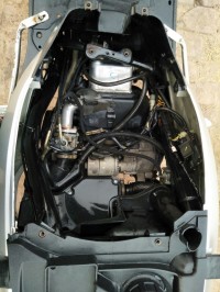 Silver Suzuki Access 125