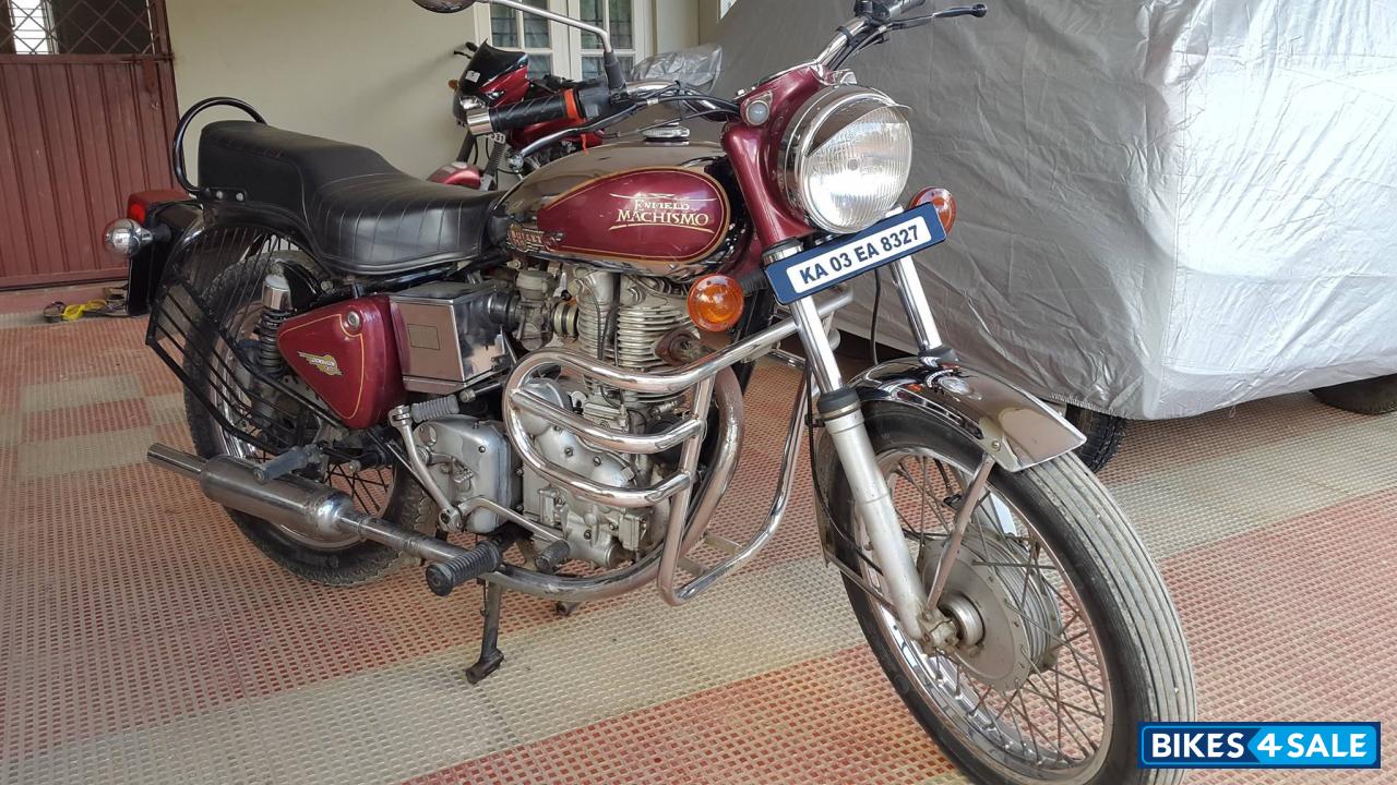 Chrome With Maroon Royal Enfield Bullet Machismo 350 Old