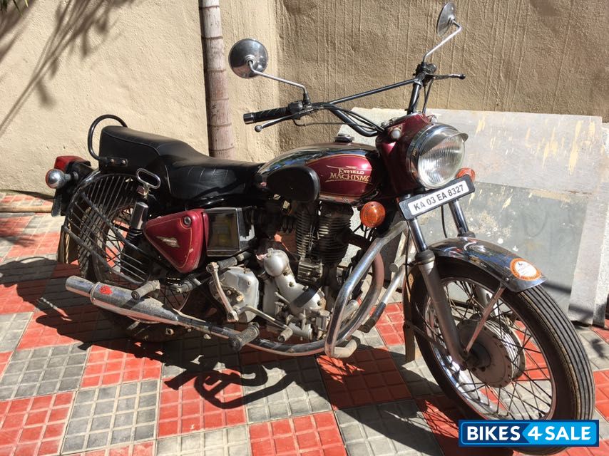 Chrome With Maroon Royal Enfield Bullet Machismo 350 Old