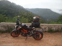 Black KTM Duke 390