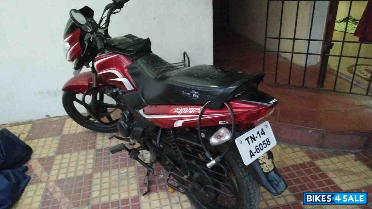 Red TVS Sport Red TVS Sport