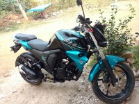 Blue, Black Yamaha FZ-S FI V2