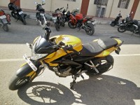 Yellow Bajaj Pulsar 200 NS