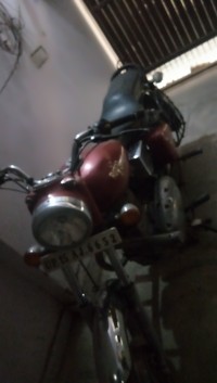 Red Royal Enfield Bullet Electra