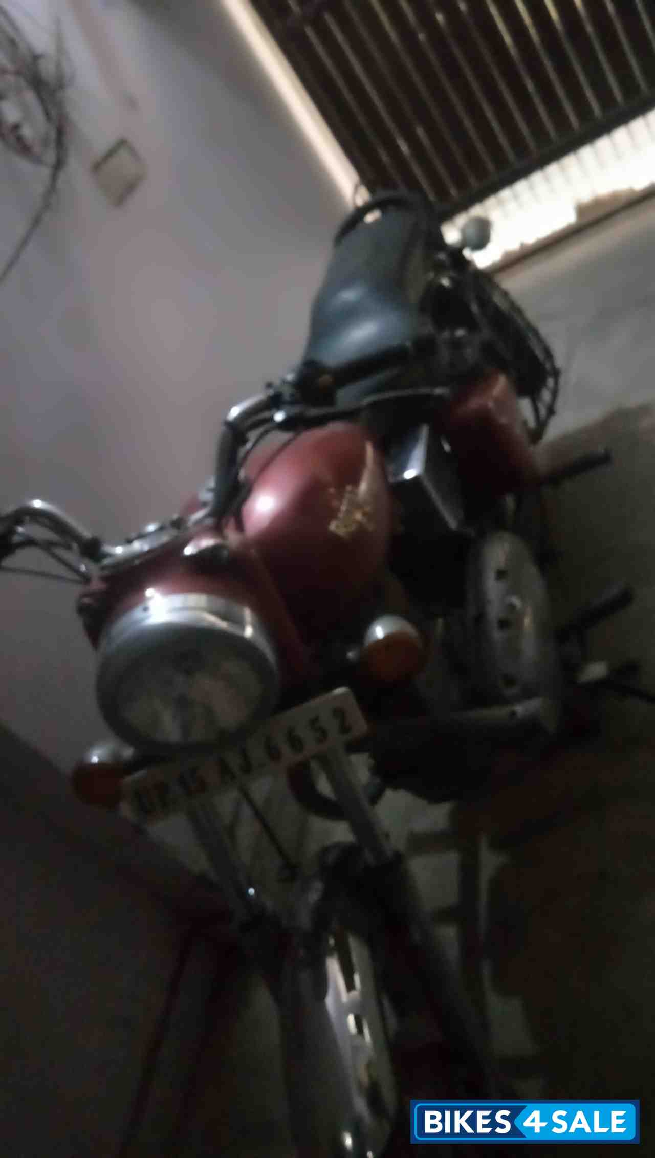 Red Royal Enfield Bullet Electra