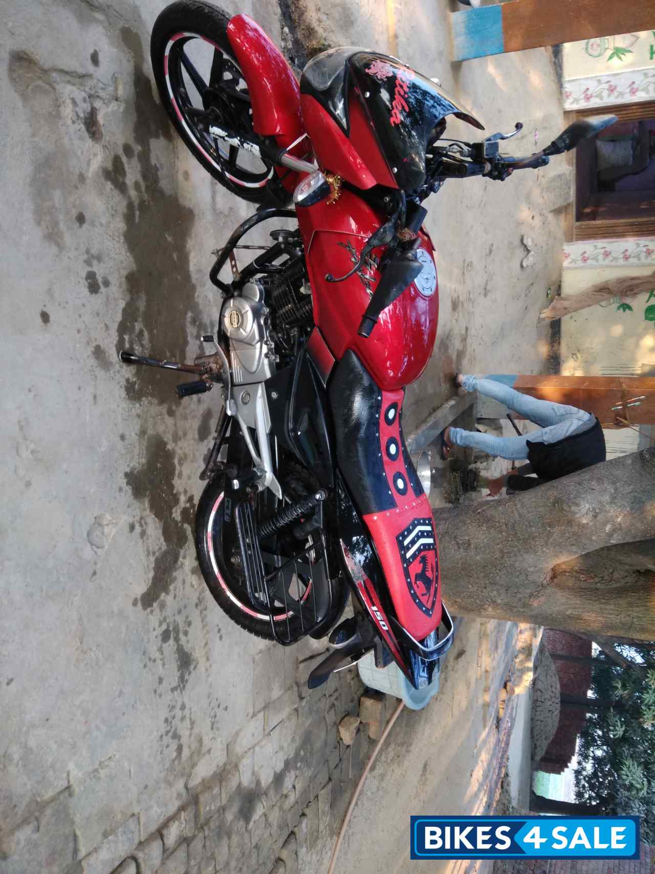 Red Black Bajaj Pulsar 150 DTSi