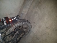 Blacken White Bajaj Pulsar 220F