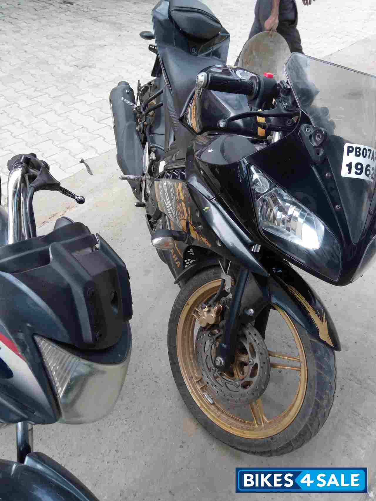 Golden Black Yamaha YZF R15