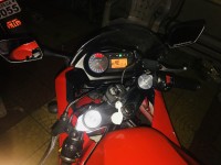 Red And Black Hyosung GT650R