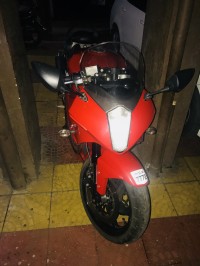 Red And Black Hyosung GT650R