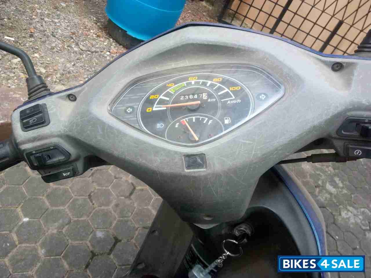 Blue Honda Dio