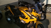 Yellow Bajaj Pulsar RS 200 ABS