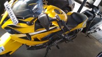 Yellow Bajaj Pulsar RS 200 ABS