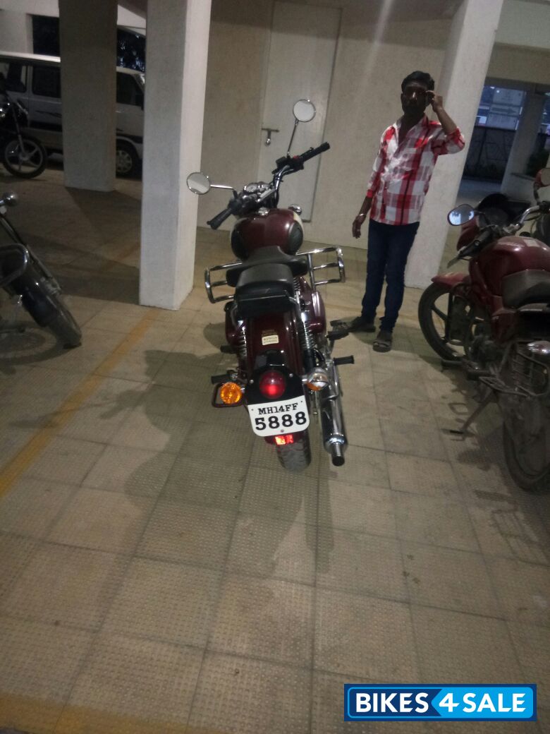 Maroon Royal Enfield Classic 350