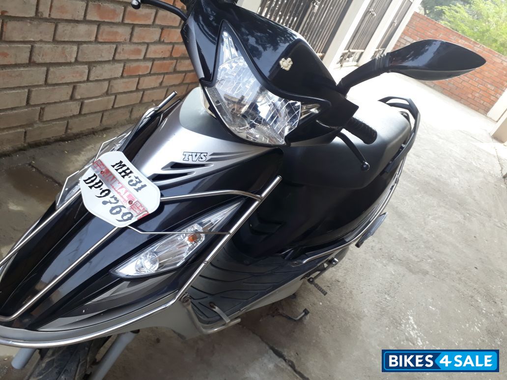 Black TVS Scooty Streak