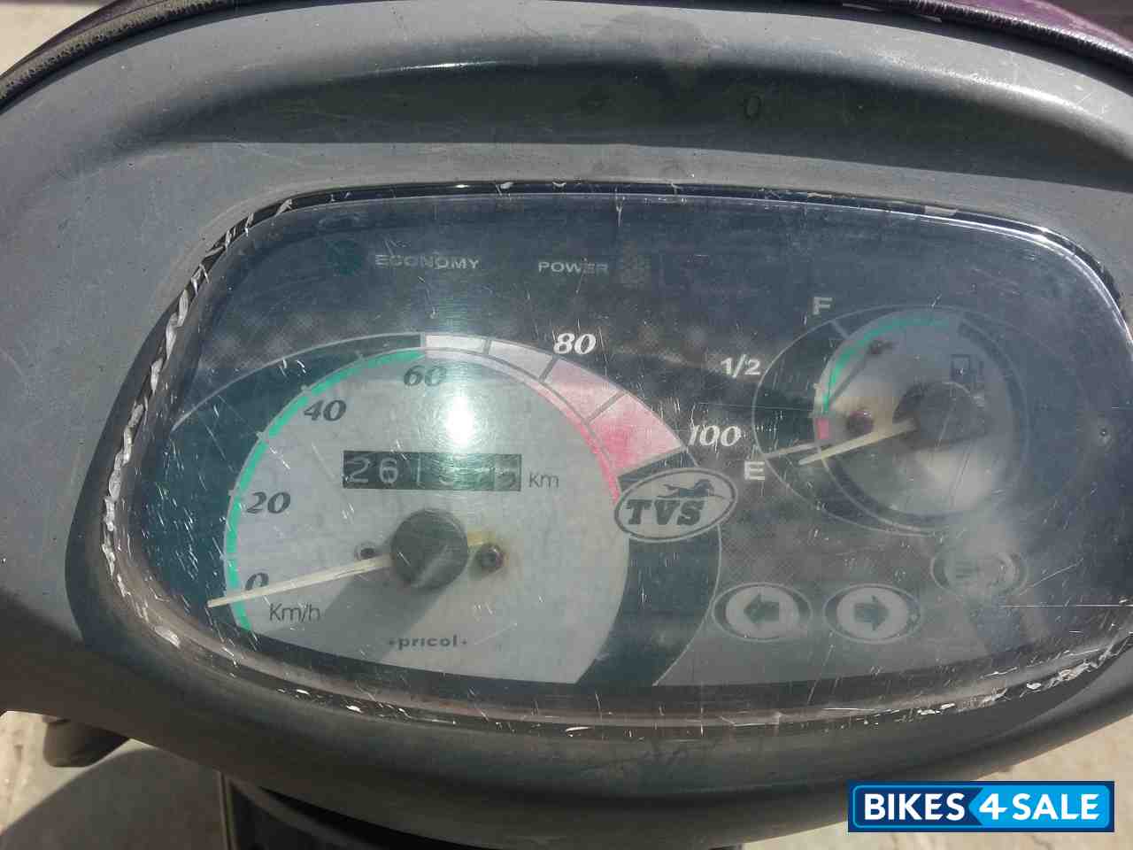 Purple TVS Scooty Pep Plus