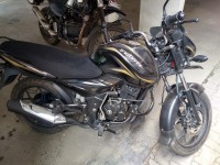Black Bajaj Discover 150 S