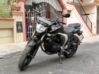 Black Yamaha FZ FI V2