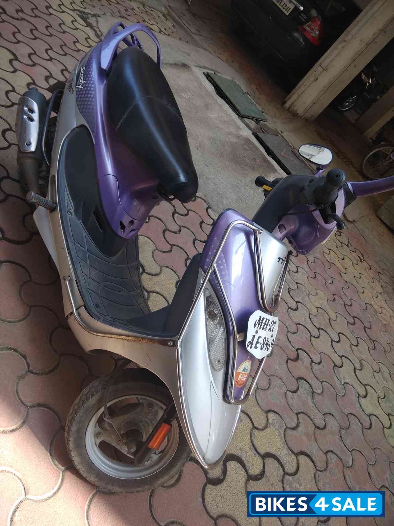 Purple TVS Scooty Pep Plus