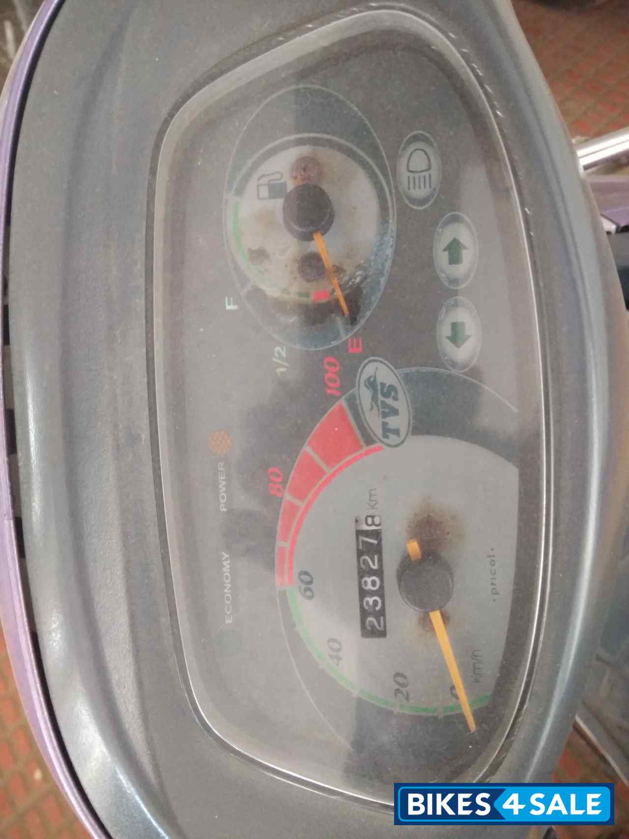 Purple TVS Scooty Pep Plus