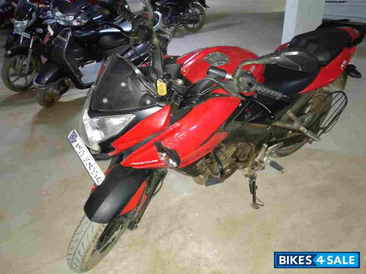 Red Bajaj Pulsar AS 200