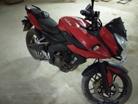 Red Bajaj Pulsar AS 200