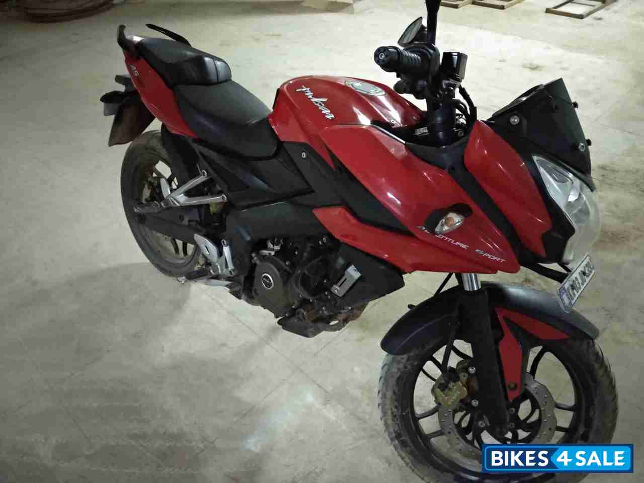 Red Bajaj Pulsar AS 200