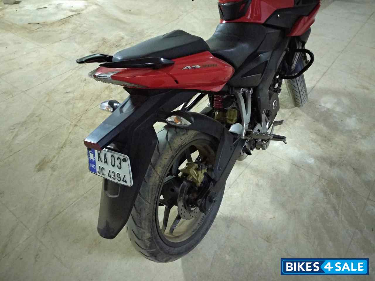 Red Bajaj Pulsar AS 200