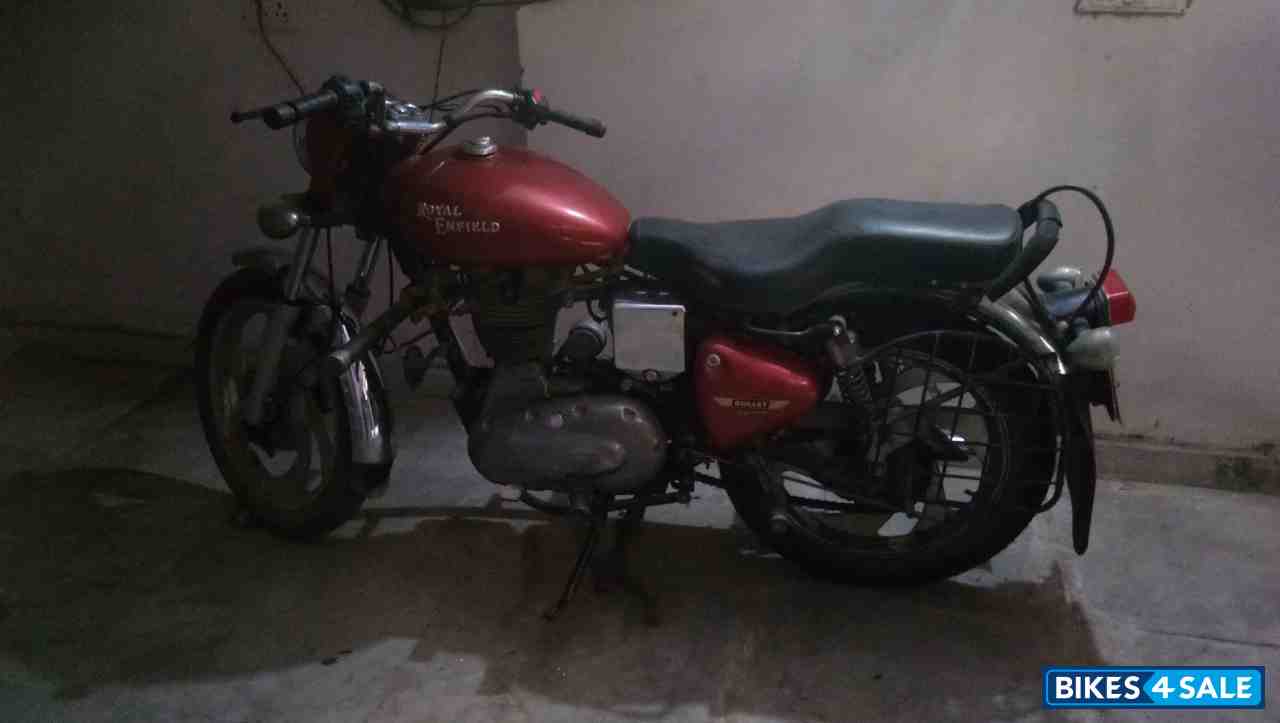 Red Royal Enfield Bullet Electra
