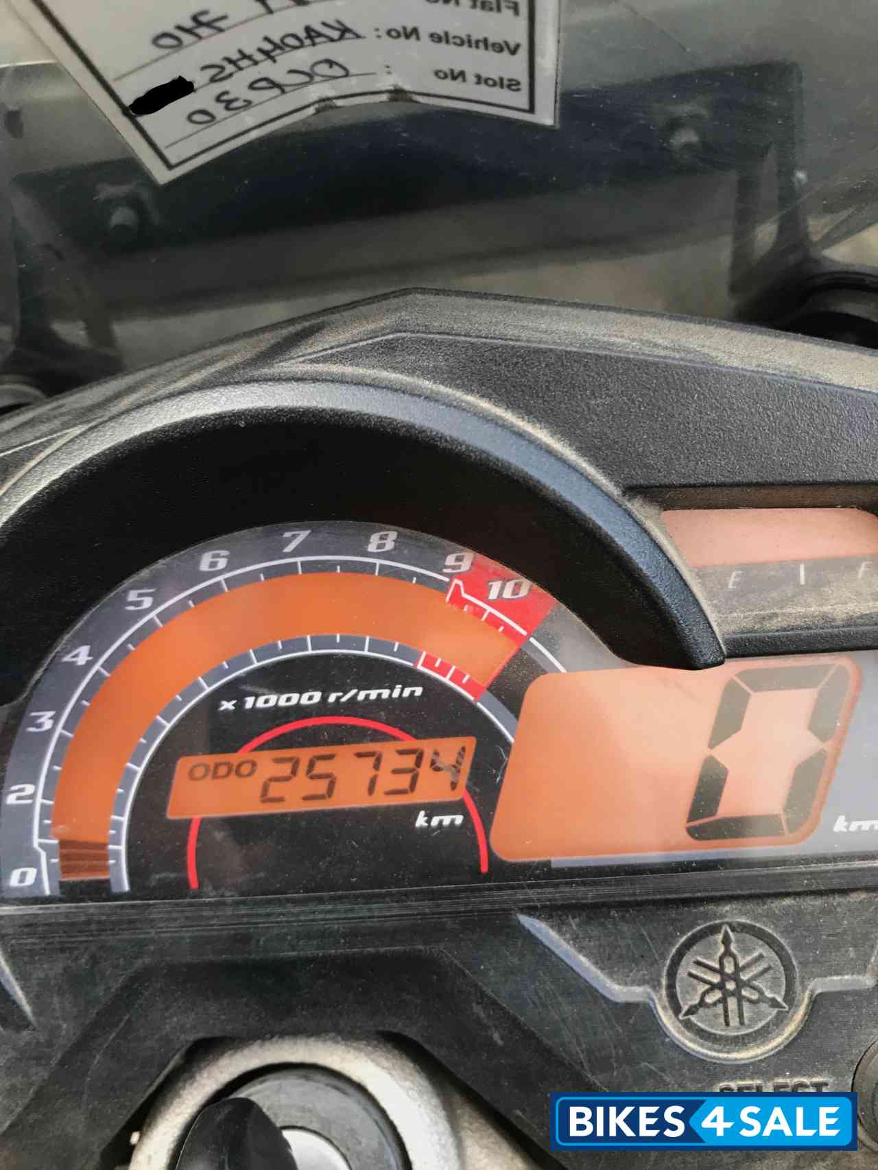 Black Orange Yamaha FZ-S