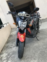 Black Orange Yamaha FZ-S