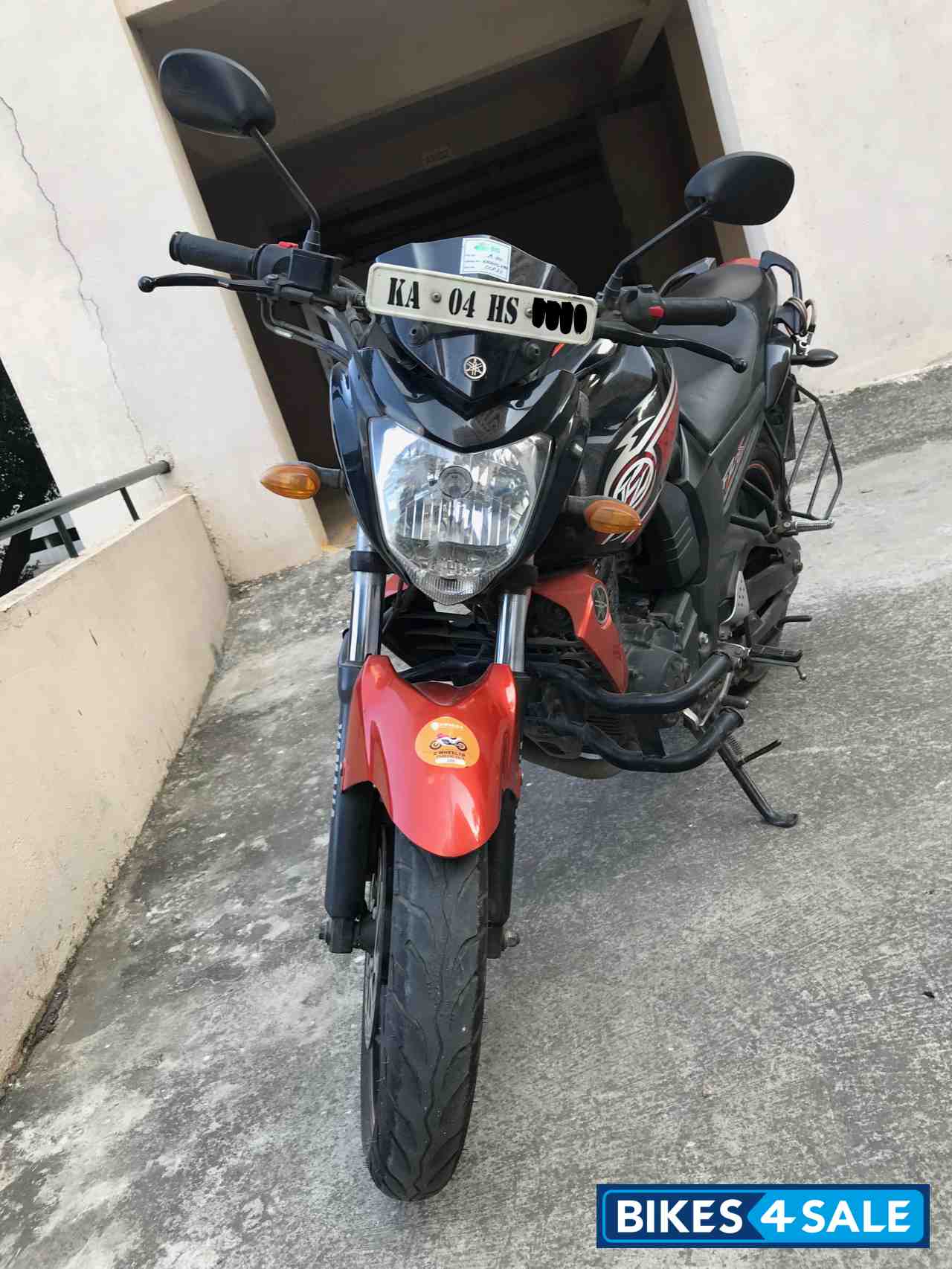 Black Orange Yamaha FZ-S Black Orange Yamaha FZ-S