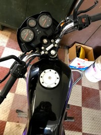 Black Bajaj Caliber Chroma