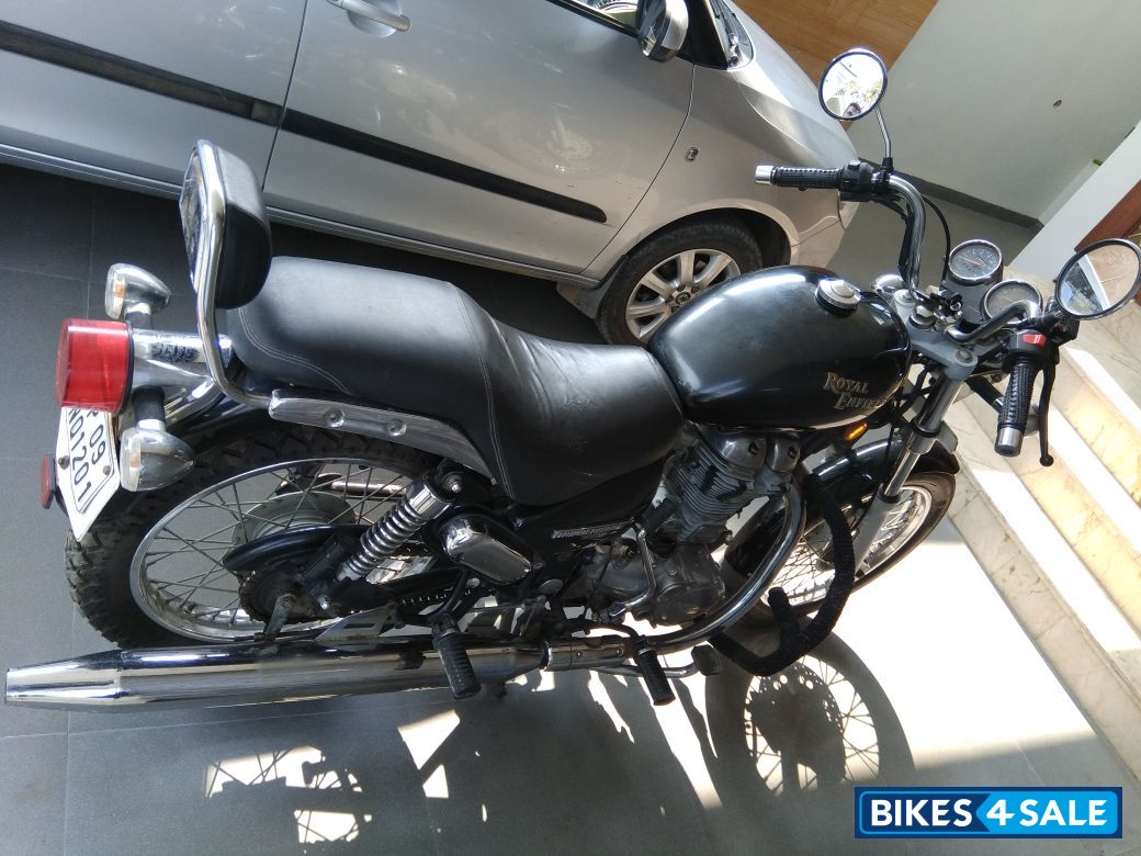 Black Royal Enfield Thunderbird