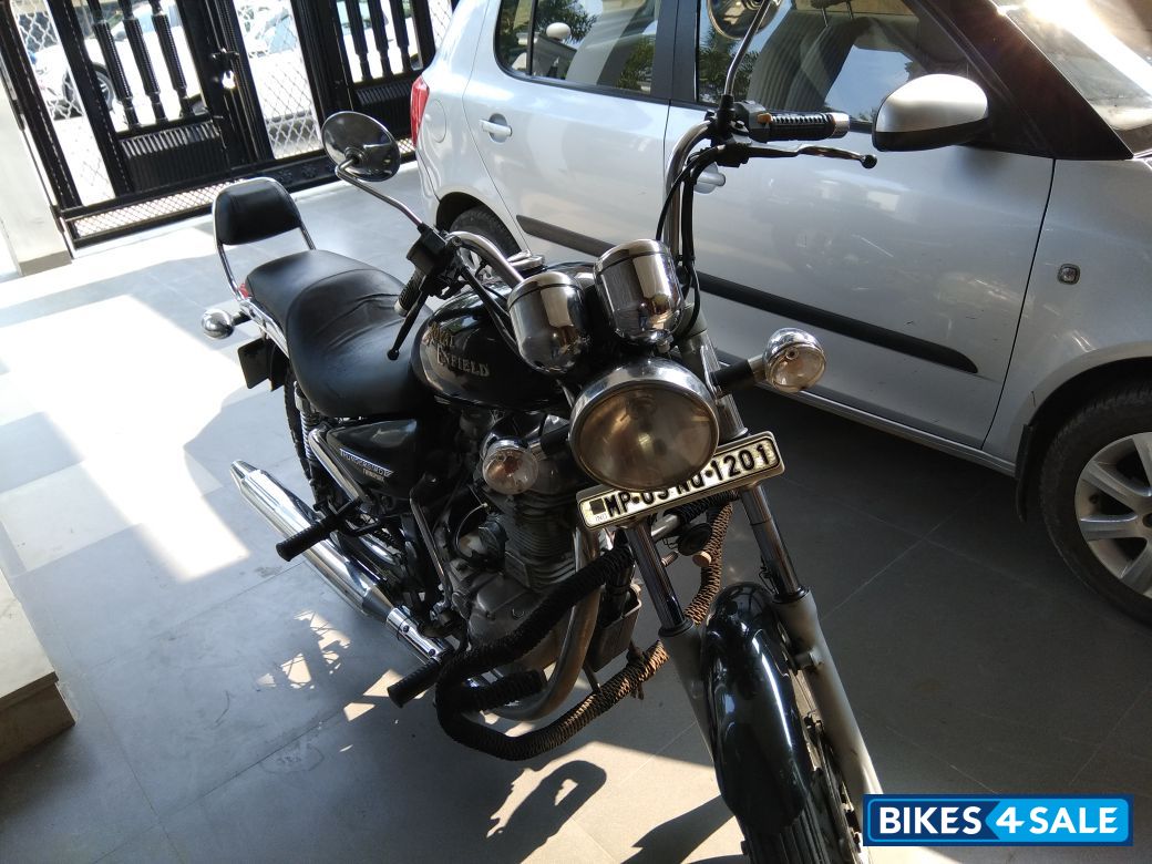 Black Royal Enfield Thunderbird