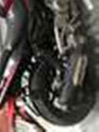 Red Bajaj Pulsar AS 200