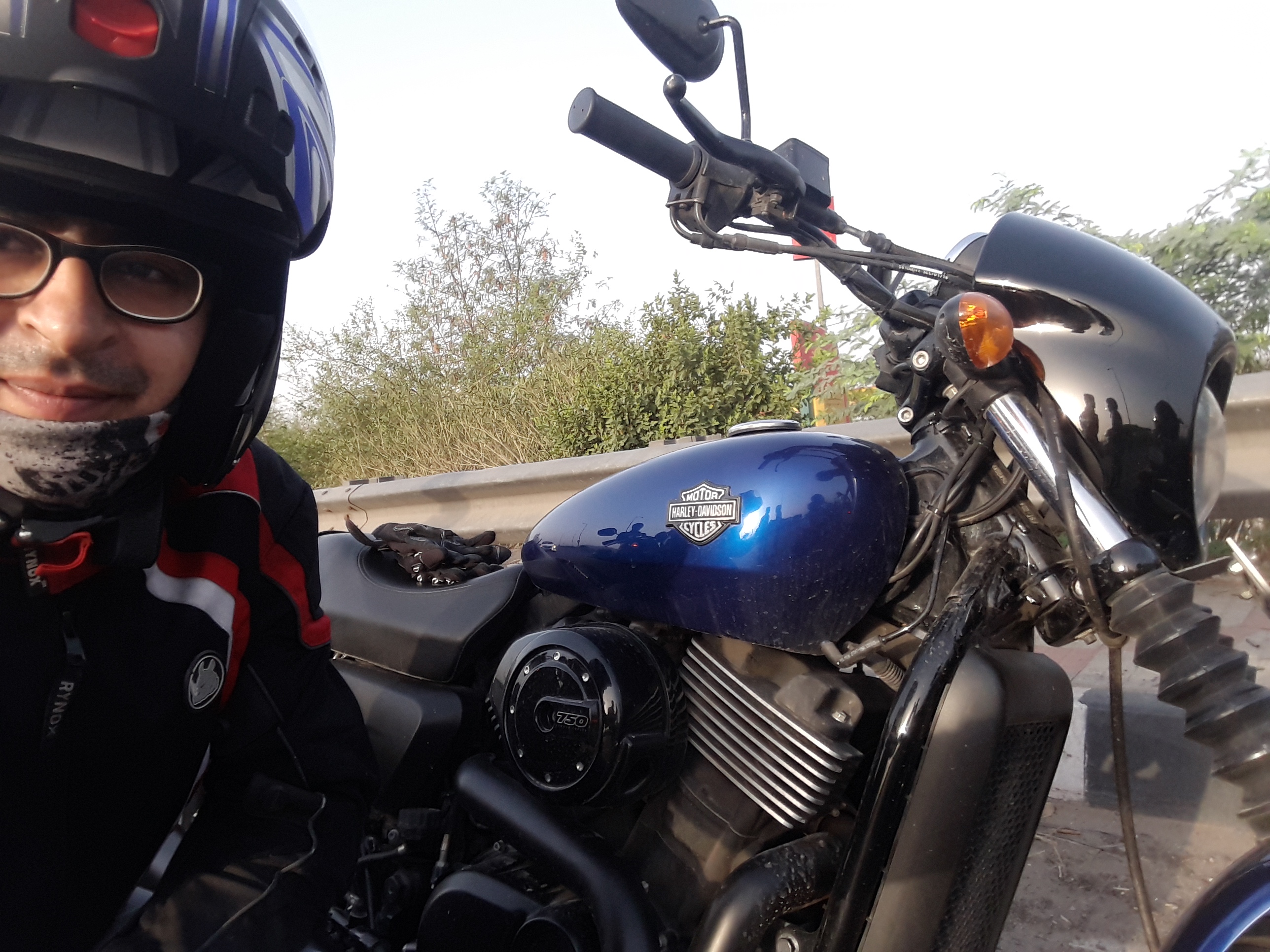 Blue Harley Davidson Street 750 Blue Harley Davidson Street 750