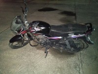 Purple(red) Black Bajaj Discover 100