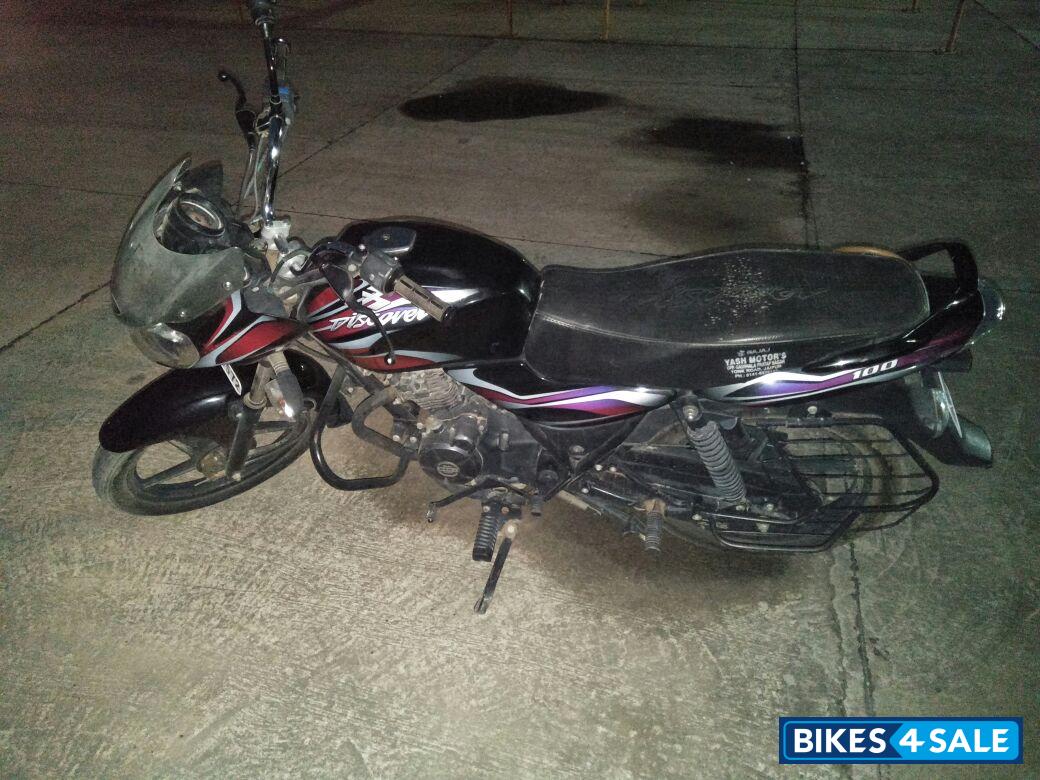 Purple(red) Black Bajaj Discover 100