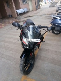 Demon Black Bajaj Pulsar RS 200 ABS