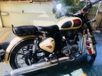 Tan Royal Enfield Classic 500