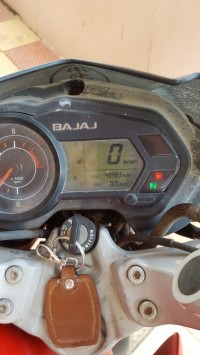 Red Bajaj Pulsar 135LS