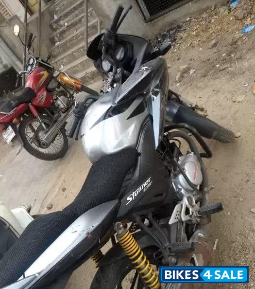 Silver Honda CBF Stunner