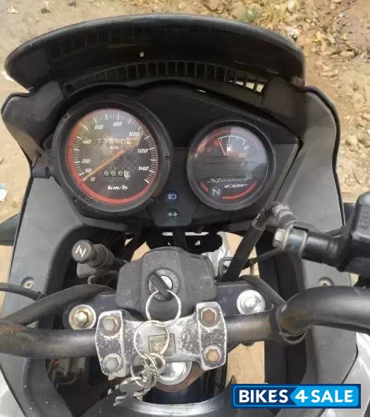 Silver Honda CBF Stunner