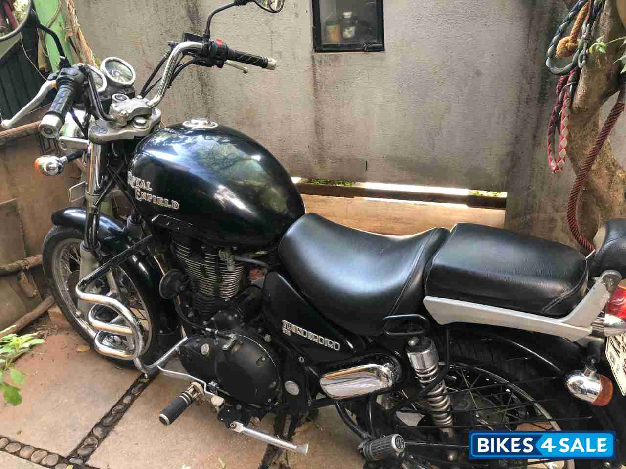 Bluish Black Royal Enfield Thunderbird 350